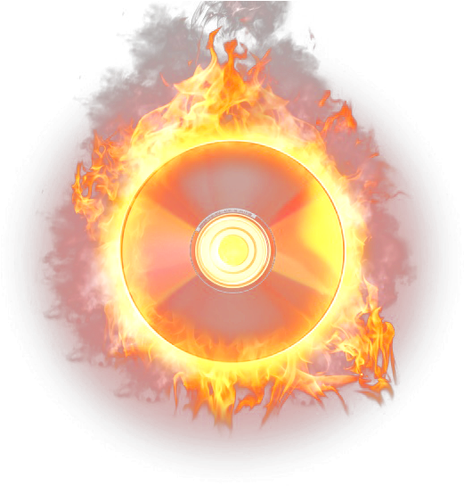 Disc Cd Burn Burning Wavy Wave Fire Firing Circle Round - Compact Disc (650x569)