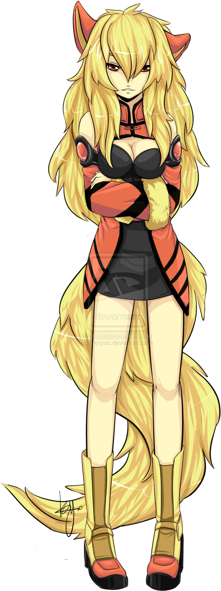 Xx - - Gender - Female Xx - - Species - Arcanine Xx - Arcanine Gijinka (900x2016)