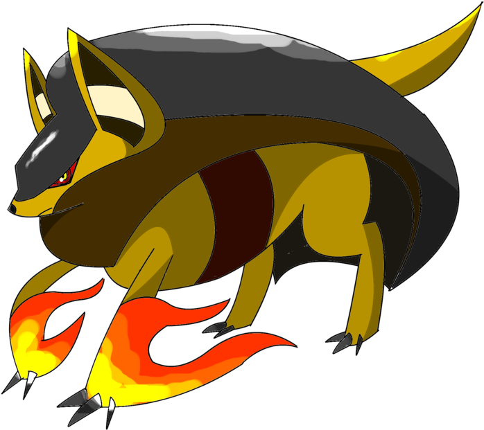 Scorchyna The Furious Pokemon Abilities - Dog Catches Something (900x695)