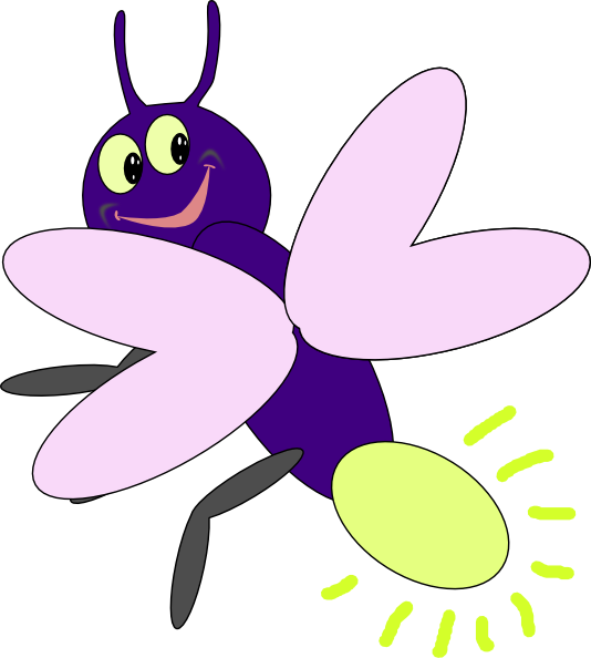 Fire - Lightning Bug Clip Art (534x594)