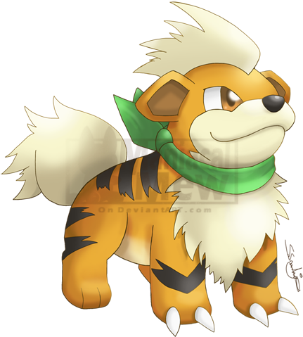 Flash Fire Moveset - Growlithe (450x502)