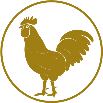 Enlace A La Guía De Aves De Carne - Вектор Курица И Петух (446x447)