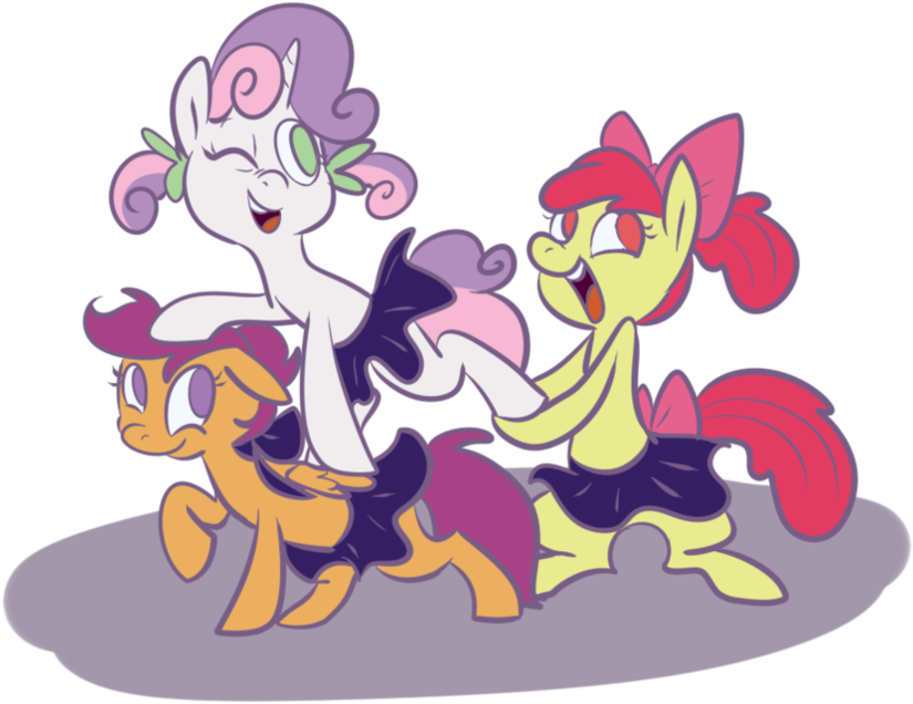 Cmc Cheerleader Doodle By Ponygoggles - Cartoon (894x894)