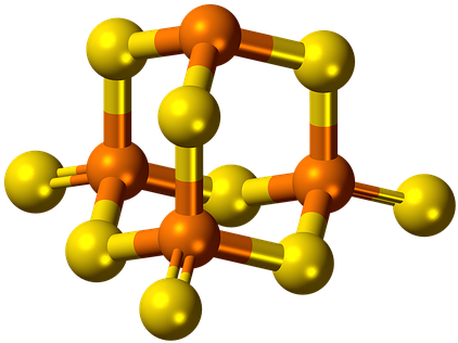 Solfuro Di Fosforo, Molecola, Modello - Phosphorus Sulfides (446x340)