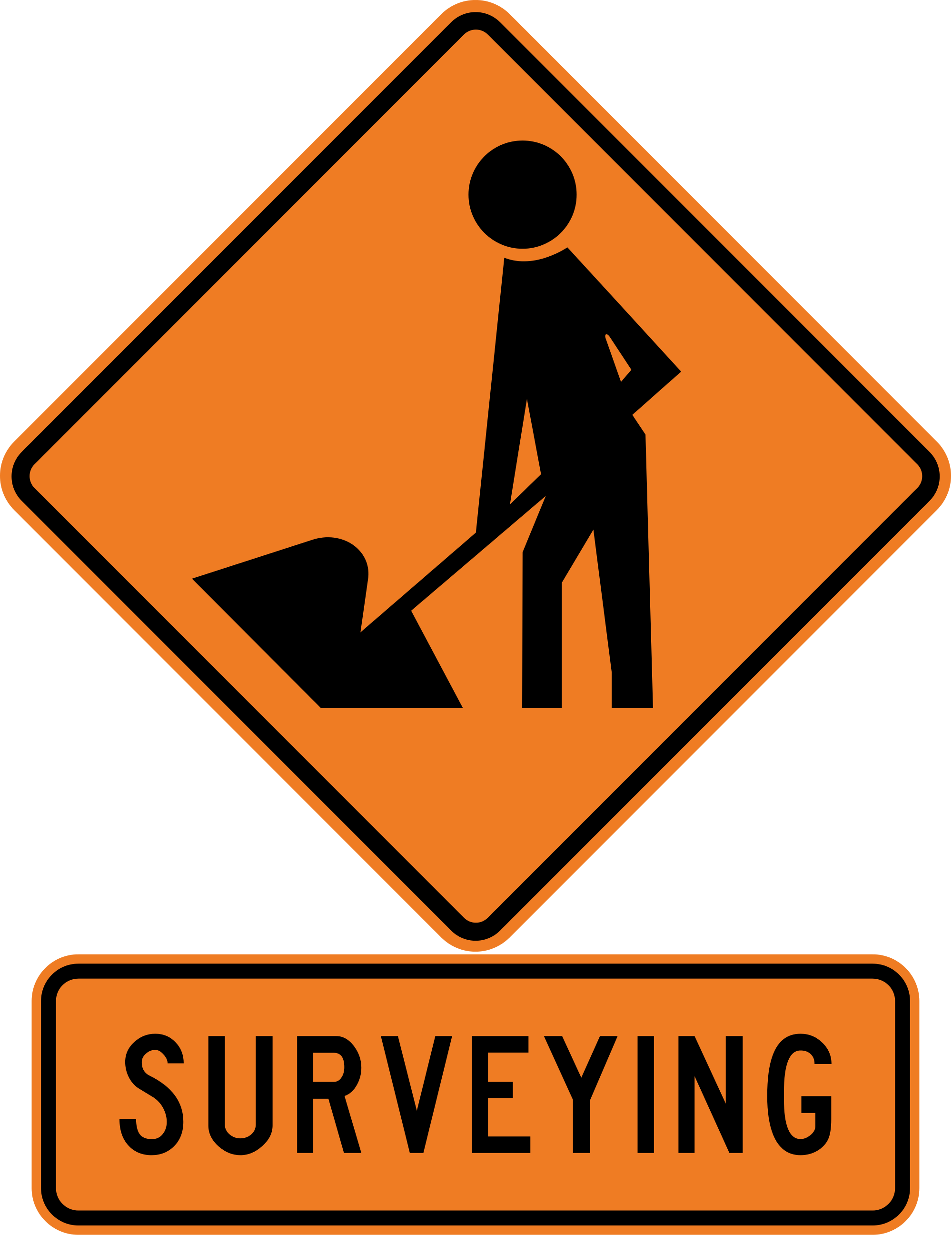 Open - New Zealand Road Signs (2000x2593)