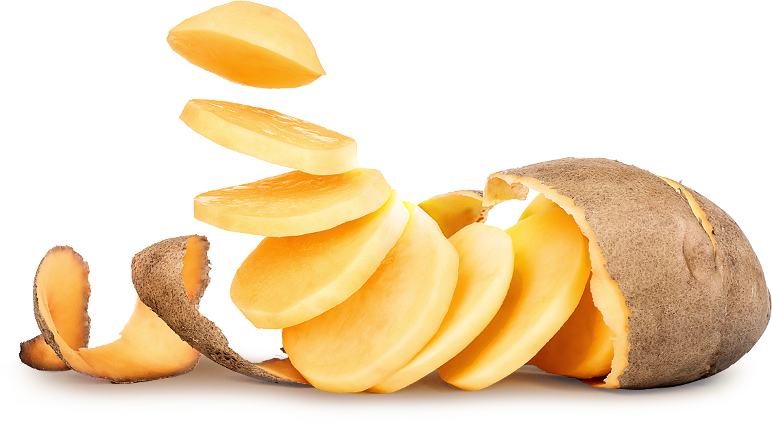 Buona Compagnia Gourmet Usa Patate Fresche, Sbucciate - Peeled Potato Transparent Png (1126x622)
