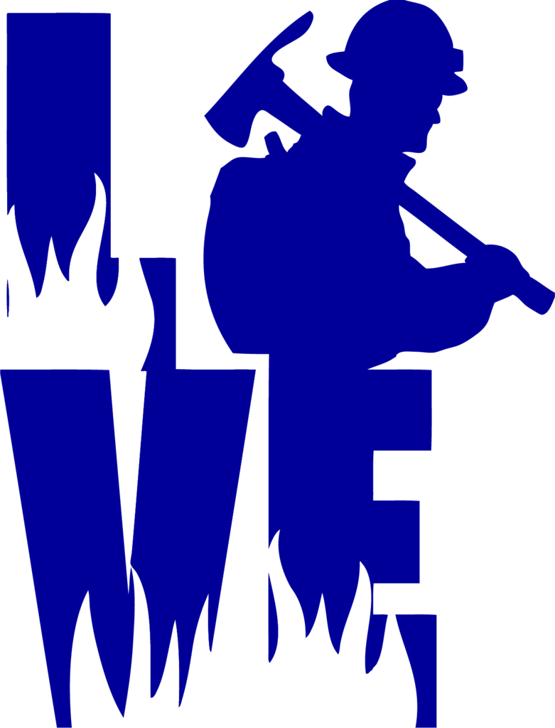 Love A Wildland Fire Fighter Decal For Wildland Firefighter - Fire Fighter Wife Svg (781x1024)