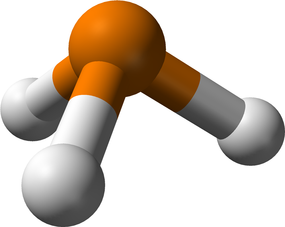 Phosphine Ball And Stick Model (1100x898)