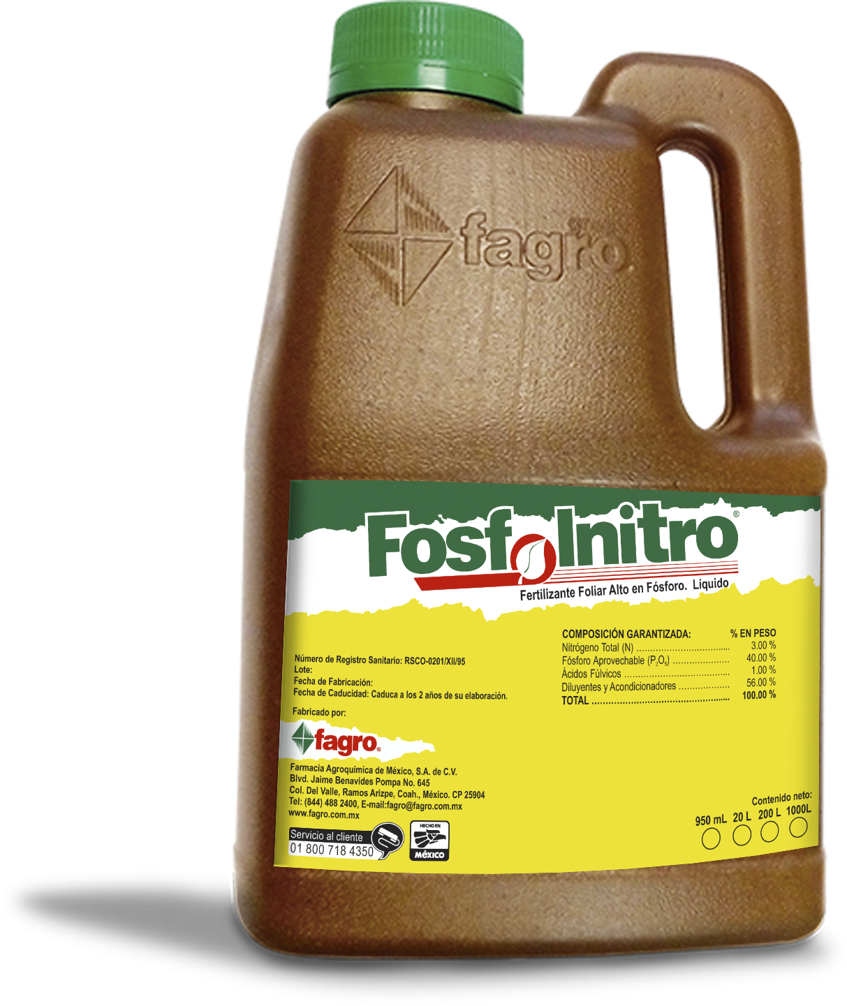 Grupo Fagro - - Fosfoinitro® - - Fósforo Y Nitrógeno - Foliar Feeding (1213x1441)