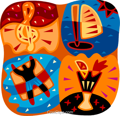 Person Swimming With Windsurfer Royalty Free Vector - Person Swimming With Windsurfer Royalty Free Vector (480x462)