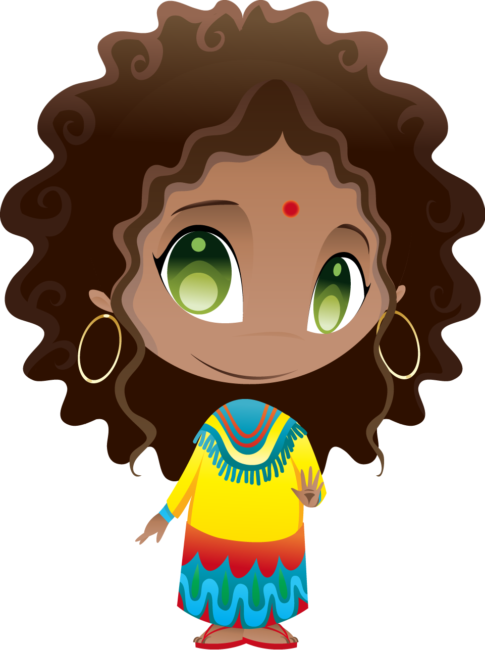 Transparent Hindu Clipart Png (961x1287)