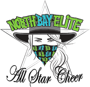 North Bay Elite Allstar Cheer - Illustration (370x356)