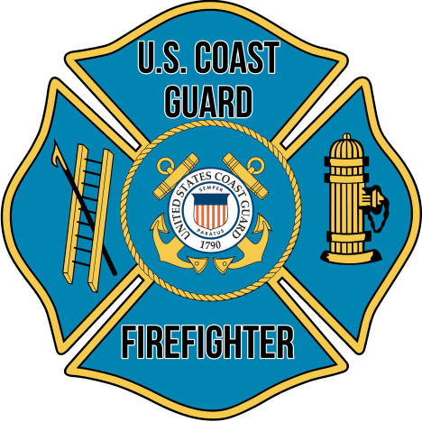 Us Coast Guard Firefighter Window Decal - Coast Guardsman's Manual By Jim Dolbow (468x468)