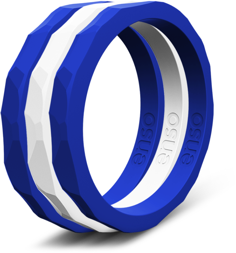 Hero Stack Ems - Hammered Stackable Bundle - Black, White And Black (960x960)