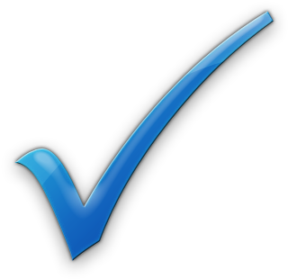 Orange Check Mark Transparent Background Blue Checkmark - Check Mark Icon  Blue - (420x420) Png Clipart Download