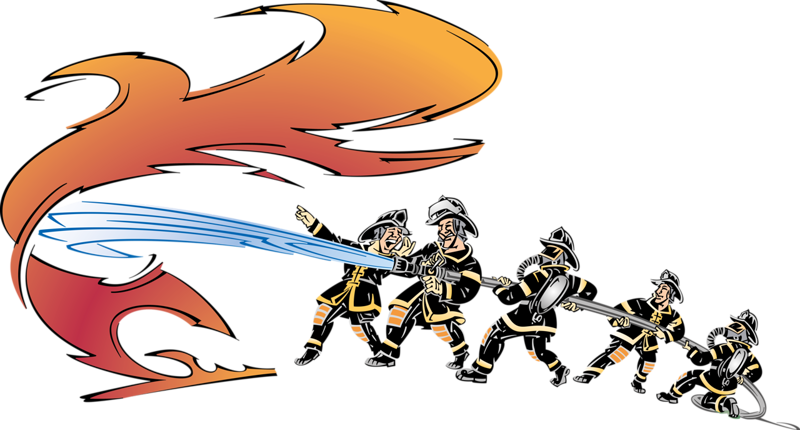 Firefighter Firefighting Cartoon - Firefighter Firefighting Cartoon (800x430)