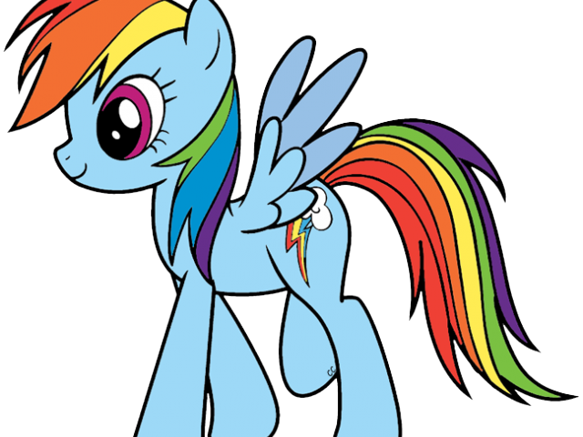 My Little Pony Clipart Artist - My Little Pony Rainbow Dash Coloring Pages (640x480)