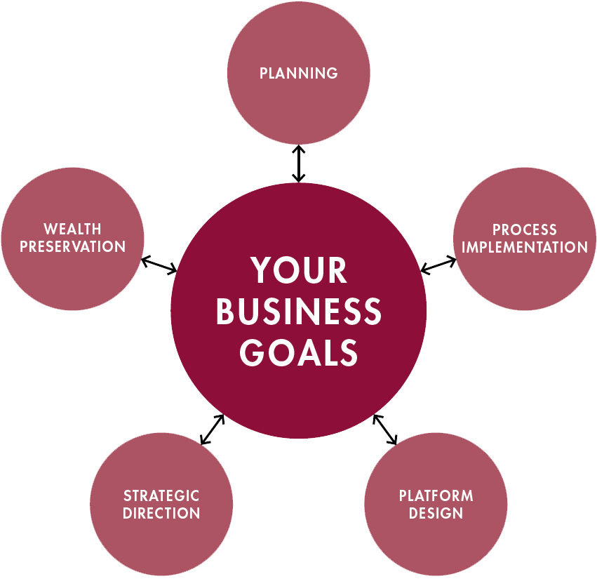 Your Business Goals Wheel 1005×879 - Digital And Technology Solutions (1005x879)