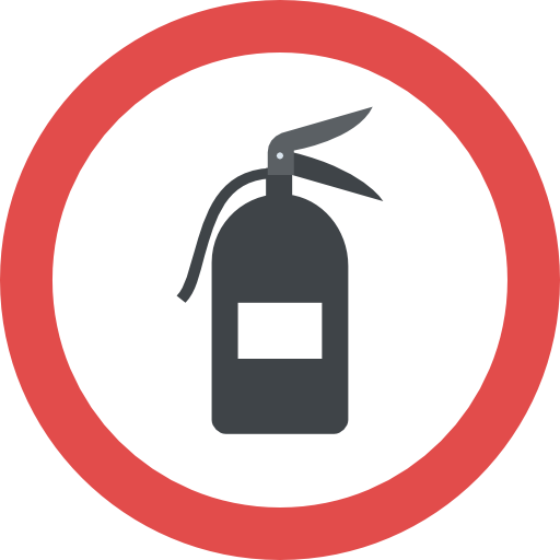 Fire Extinguisher Free Icon - Sign In The Road (512x512)