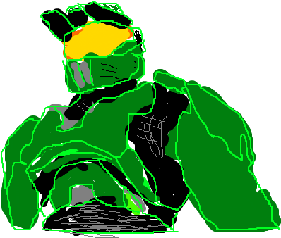 Halo Ce Master Chief Drawing By Short-bow - Illustration (600x450)