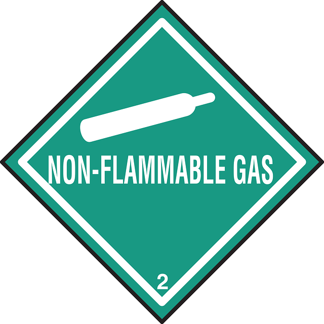 Sign, Symbol, Non, Gas, Warning, Flammable, Packaging - Non Flammable Gas Symbol (640x640)