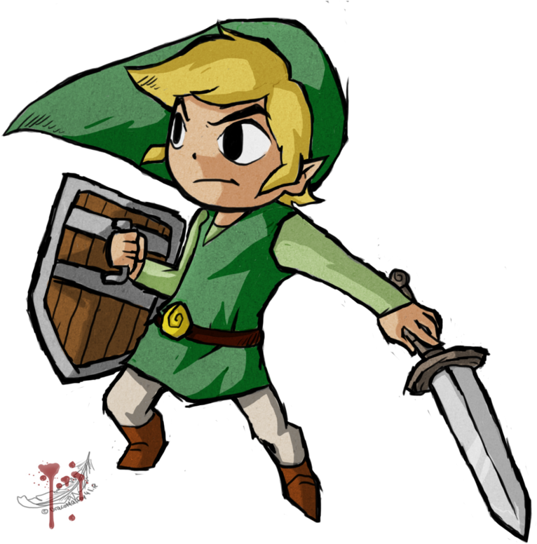 The Legend Of Zelda - Link Ww (900x792)
