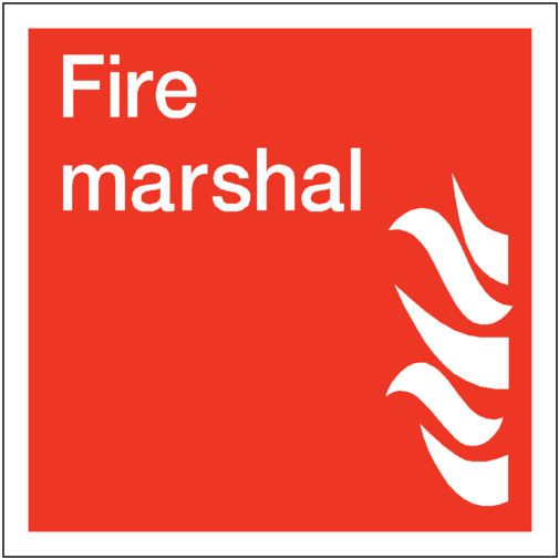 Fire Marshal Square Sign - Fire Marshal Sign (600x600)