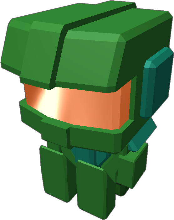 For All Halo Fans I Have Made Master Chief As A Blckster - Illustration (768x768)