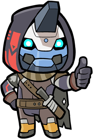 Cayde's Favourite Video - Cute Destiny 2 Cayde 6 (500x500)