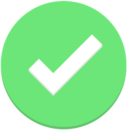 Tick, Mark, Check, Yes, Correct, Success, Circle Icon - Ok Icon (720x720)