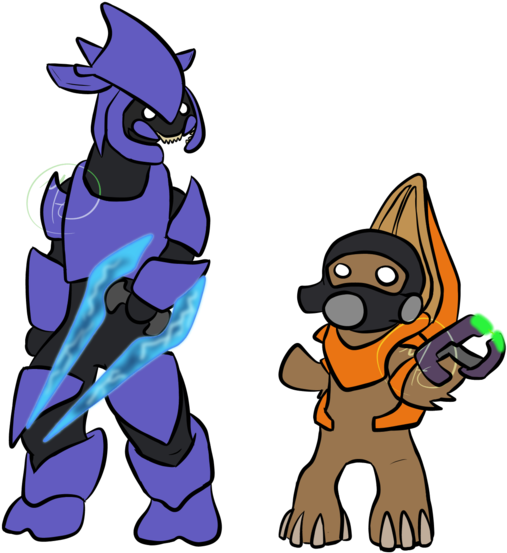 Elite And Grunt By Rustymetalviolet I've Been Wanting - Cartoon (600x600)