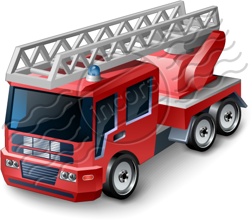 Firefighter Car Png Fire Truck Icon - Mobil Pemadam Kebakaran Png (512x512)