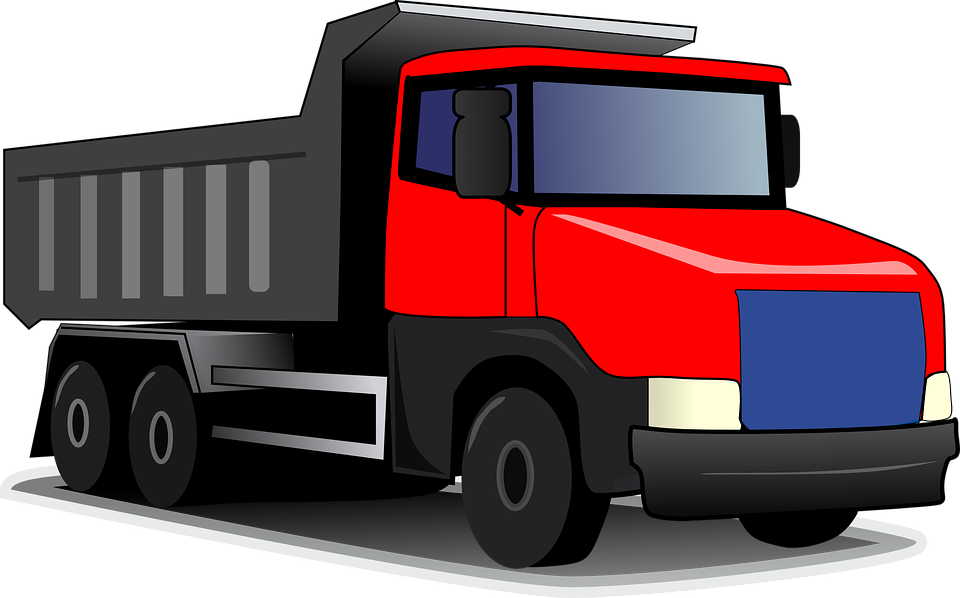 Fire Truck Graphic 21, - Dump Truck Clip Art (960x598)