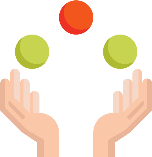 Juggling Ball Free Icon - Juggling Balls Png (512x512)