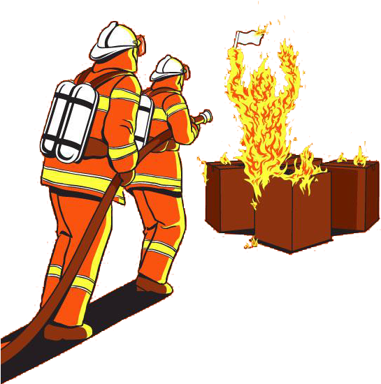 Fire Extinguisher Firefighting Firefighter Elevator - Fire Extinguisher Firefighting Firefighter Elevator (576x749)