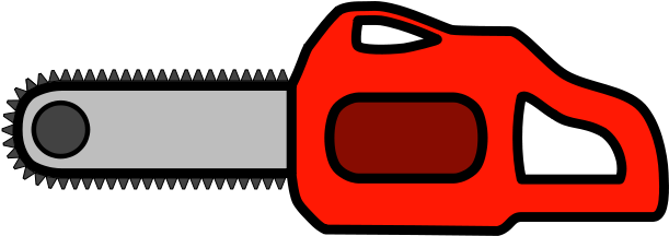 Chain Saw Pictures 9, Buy Clip Art - Cartoon Chainsaw No Background (619x222)