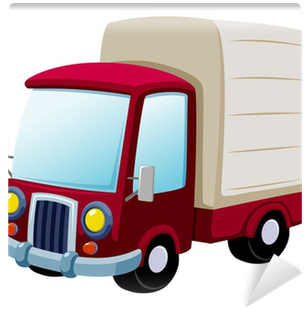 Illustration Of Cartoon Truck Vector Wall Mural • Pixers® - Truck (400x400)