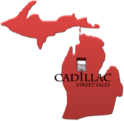 Vendors And Shops Downtown Bring Stuff Out On The Street - Michigan Map Png (400x391)