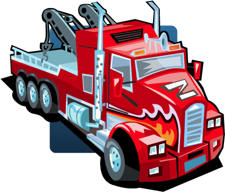 Vector Illustrations - Trailer Truck (550x450)