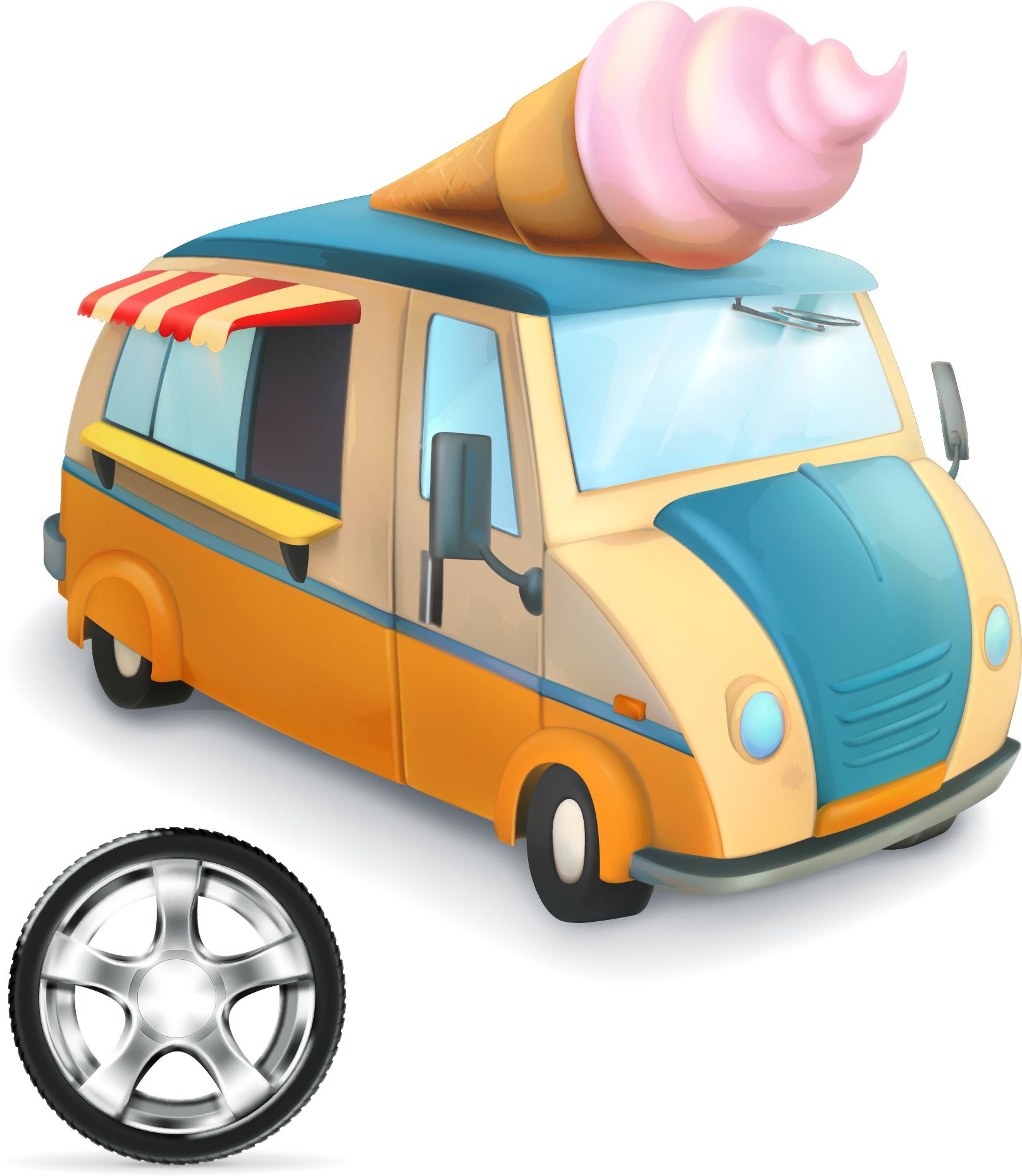Cartoon Vehicle Truck - Cartoon Vehicle Truck (1677x1859)