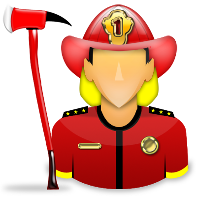 Firefighter Icon - Firefighter Icon (400x400)