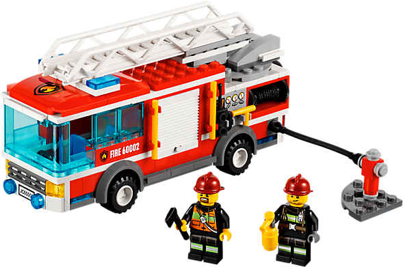 British Vs American Slang Fire Truck - Lego Fire Truck (600x450)