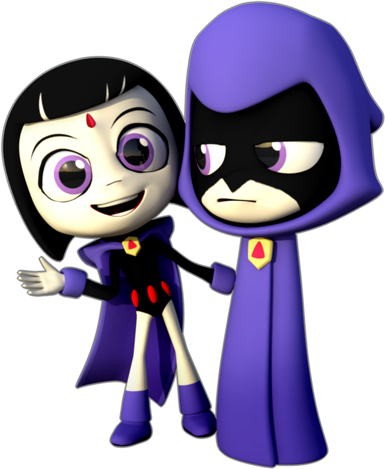 Raven-teen Titans Go By Estefanoida - Raven (838x954)