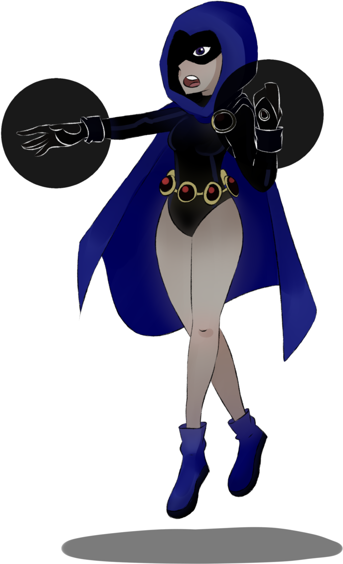 Teen Titans Raven By Pastelmoo - Raven (694x1150)