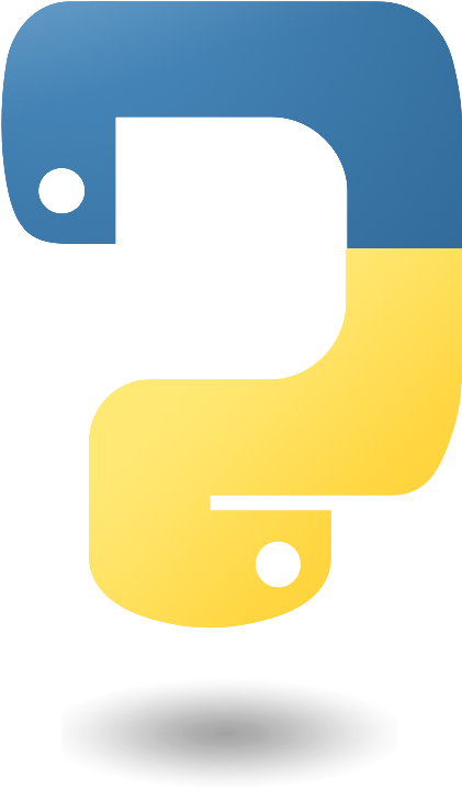 Python Logo Clipart Sad - Python Question (759x816)