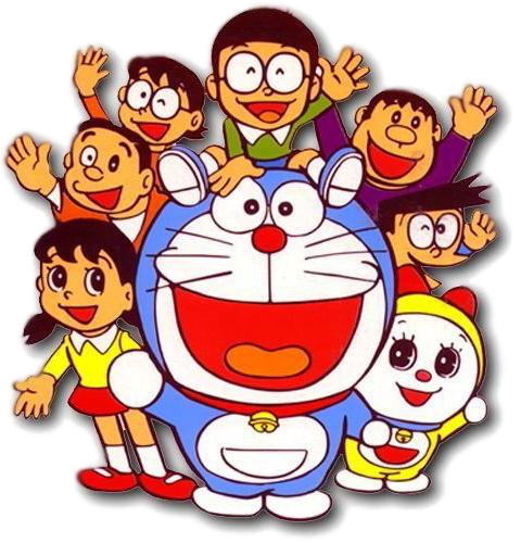 Mood Orchestra - Doraemon And Friends Png (480x500)