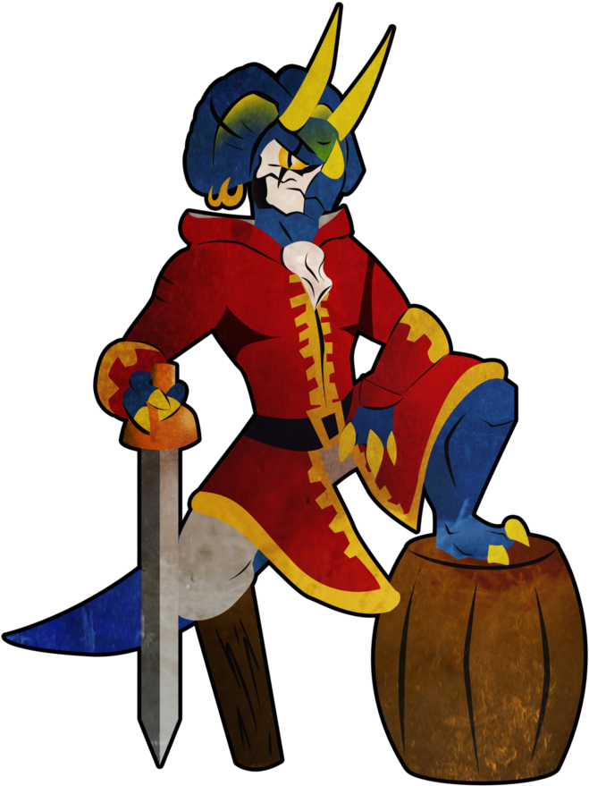 Corsair Morcant By Katlyon - Cartoon (894x894)