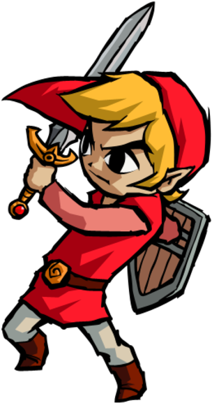 Link Zelda Red Mini Free Images At Clker Com Vector - Legend Of Zelda: The Wind Waker (600x600)