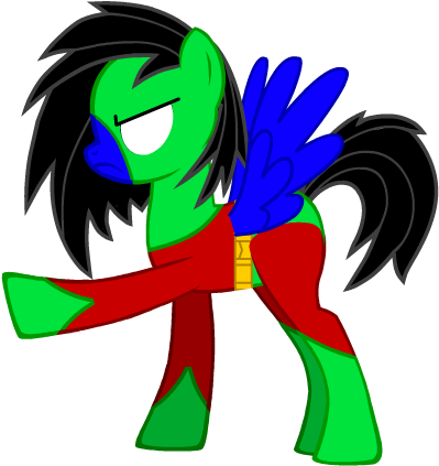 Robin As A Pony By Ilovescout9453 - Cartoon (830x650)