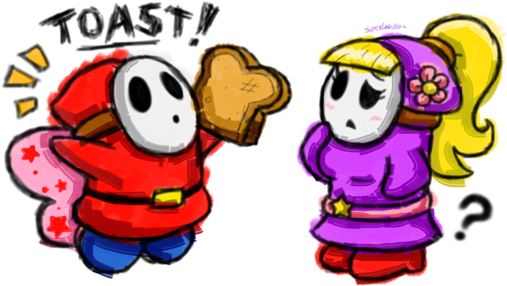 Superlakitu 306 36 Yeah Toast By Superlakitu - Cartoon (1024x593)